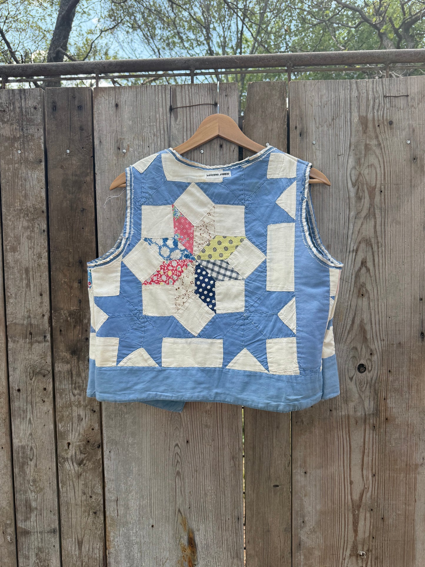 Blue Stars + Stripes Top