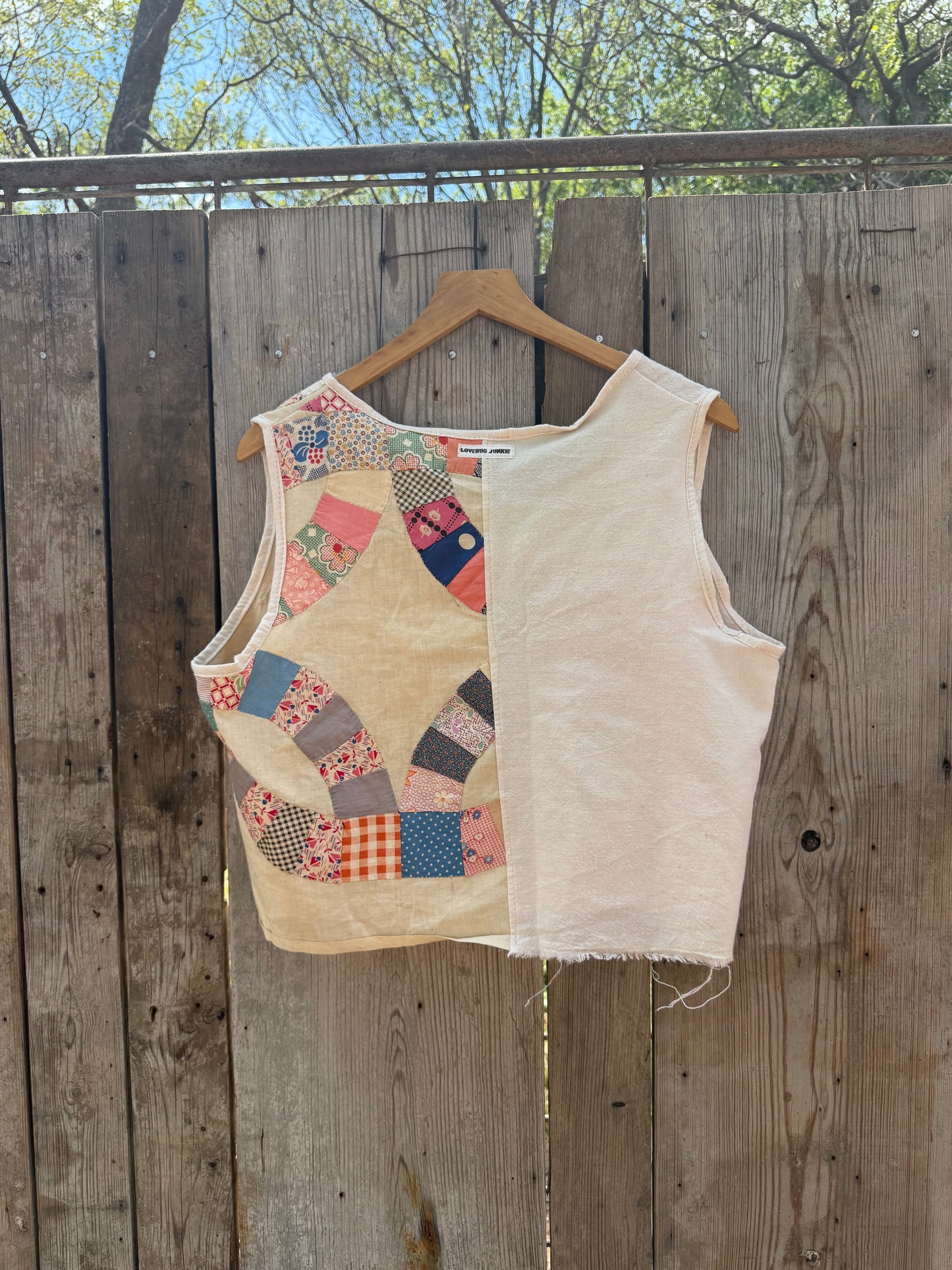 Feedsack Wedding Ring Top