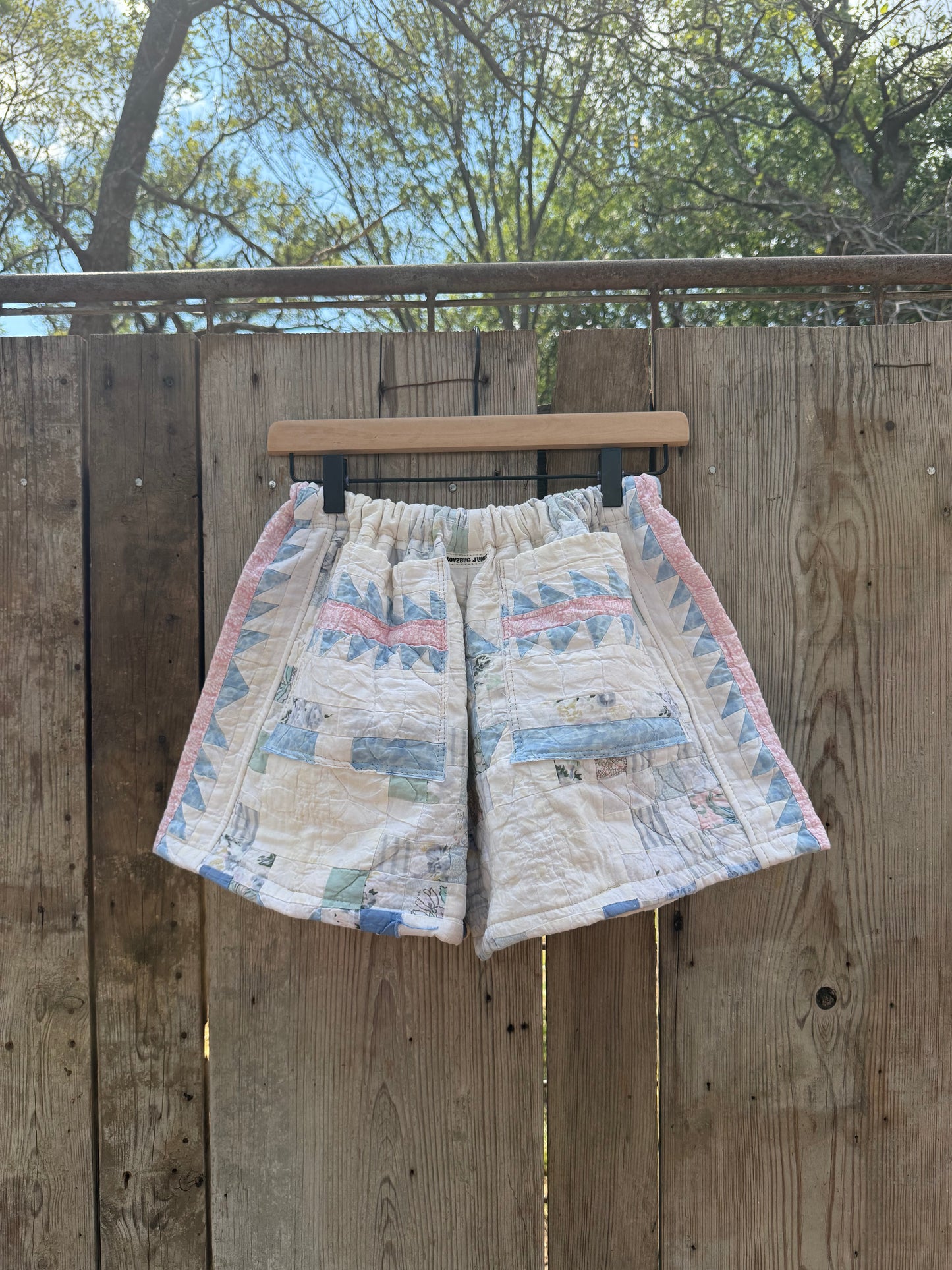Baby Blue Sawtooth Shorts