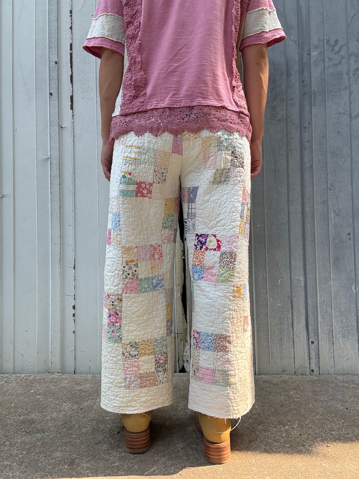 Patchy Feedsack Pants M/L
