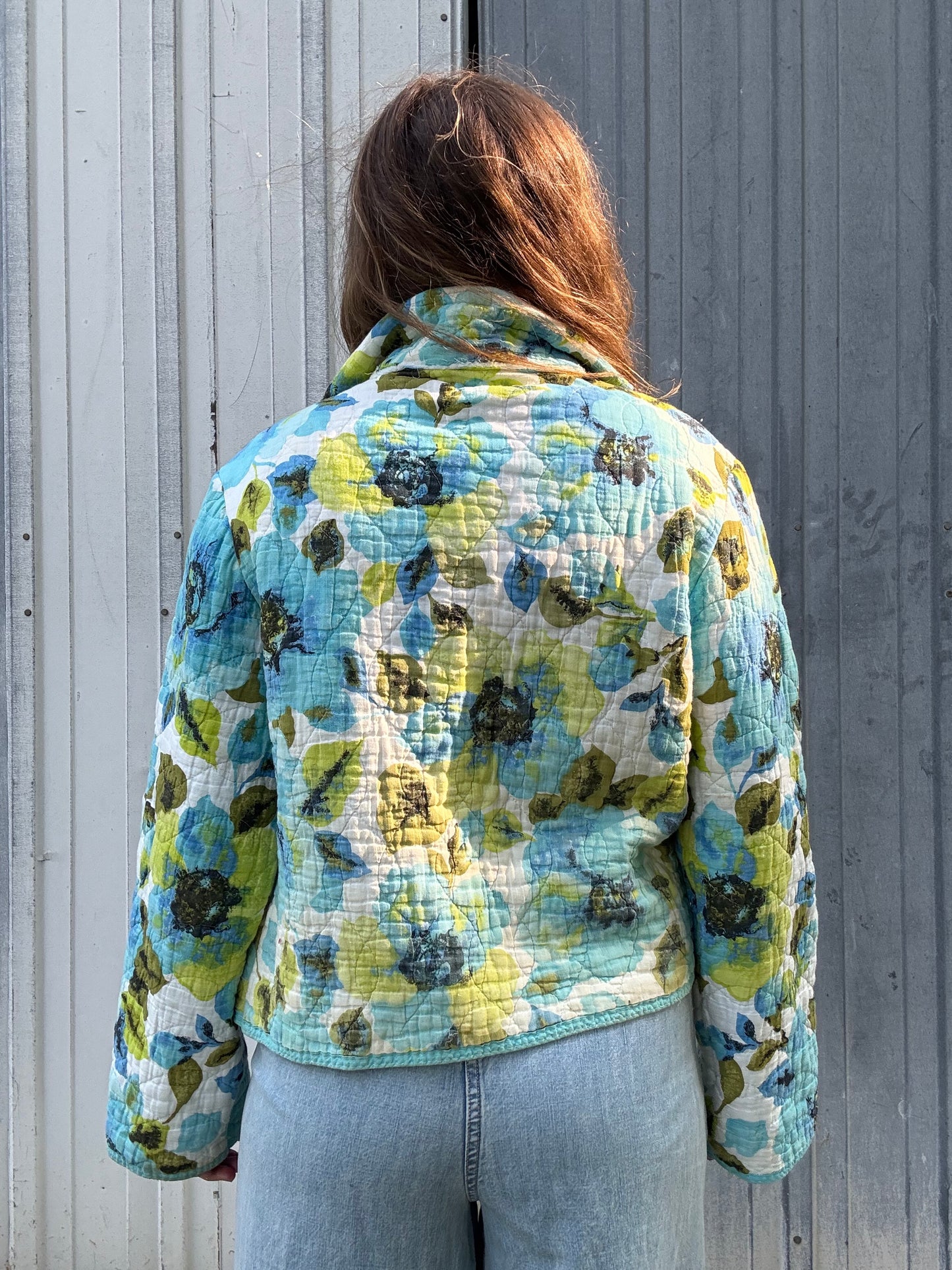 Spring Blooms Quilt Jacket M/L