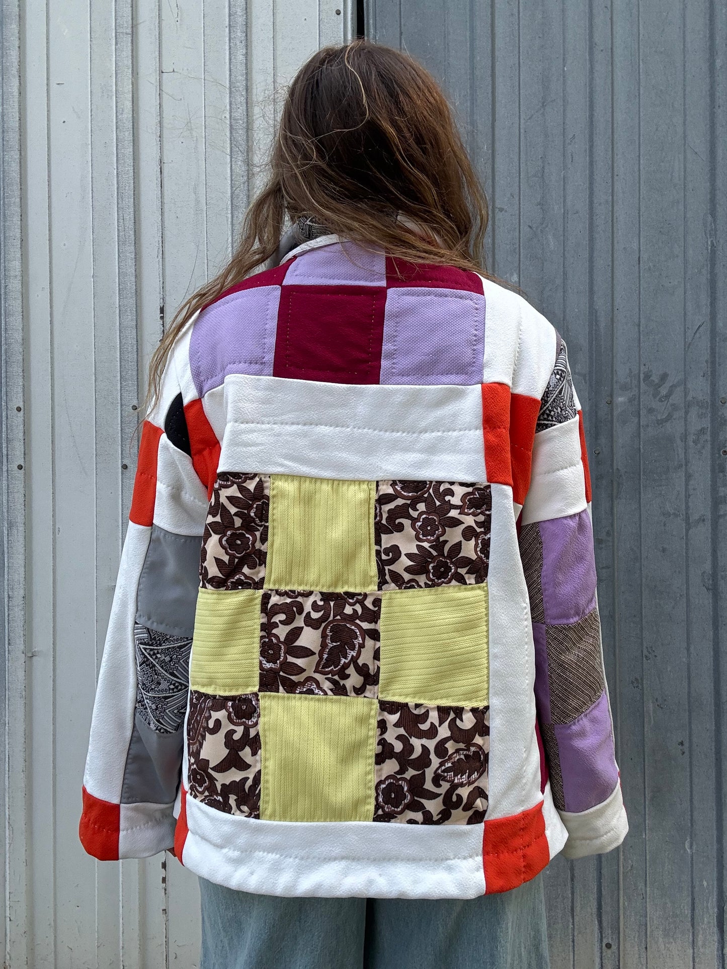 Bright Blocks Quilt Jacket L/XL