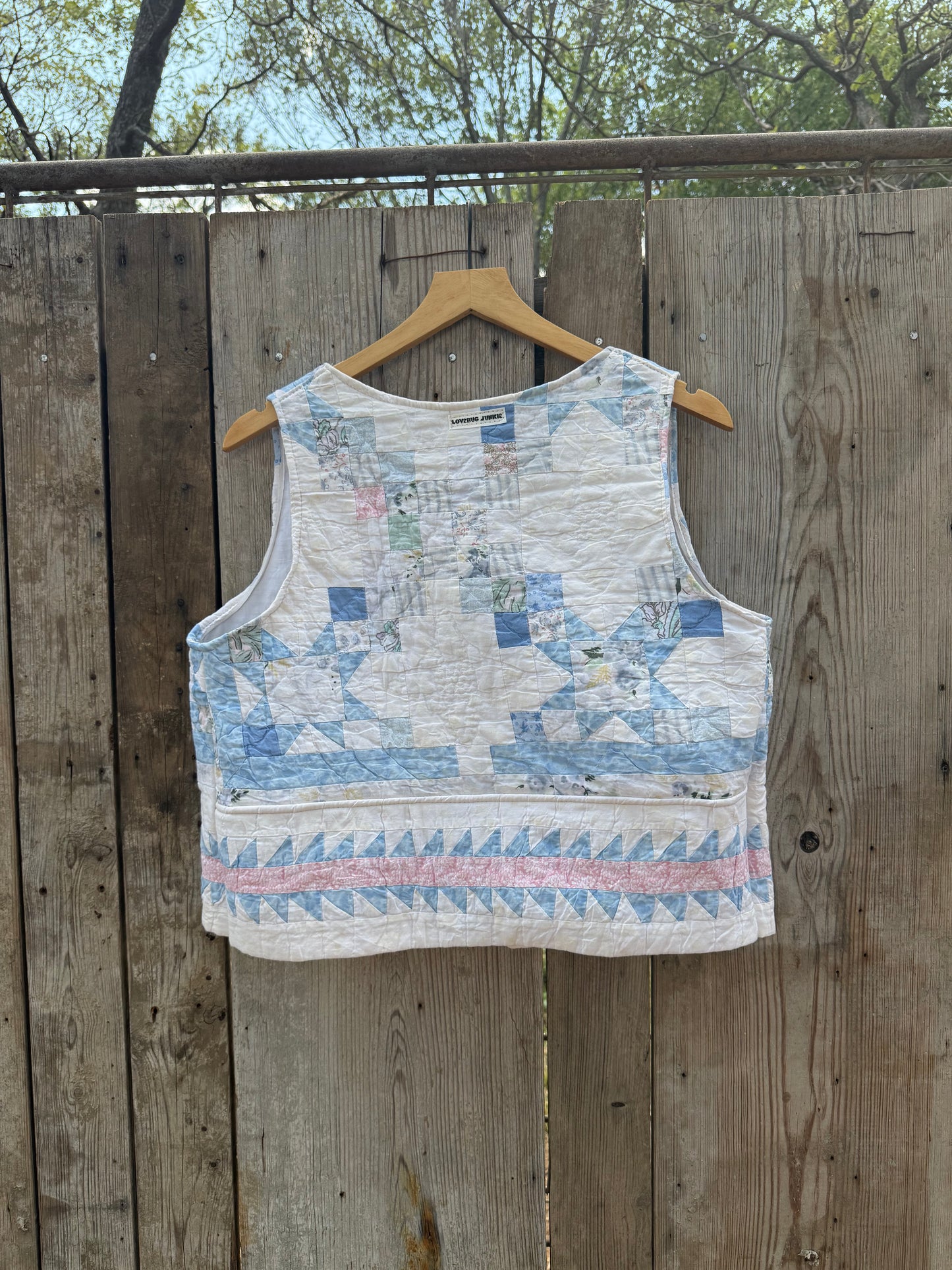 Baby Blue Sawtooth Top