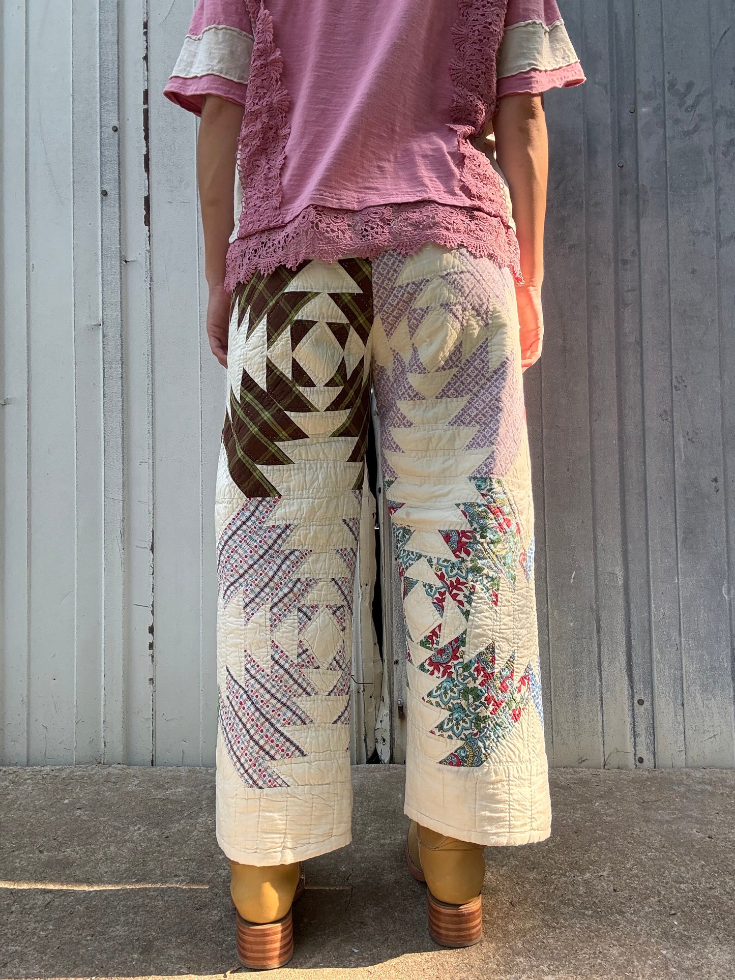 Funky Patchwork Pants M/L