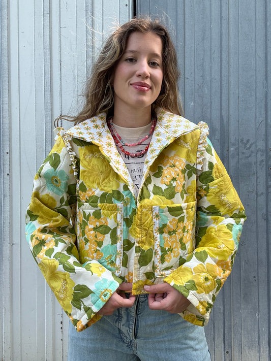 Garden Ruffles Quilt Jacket M/L