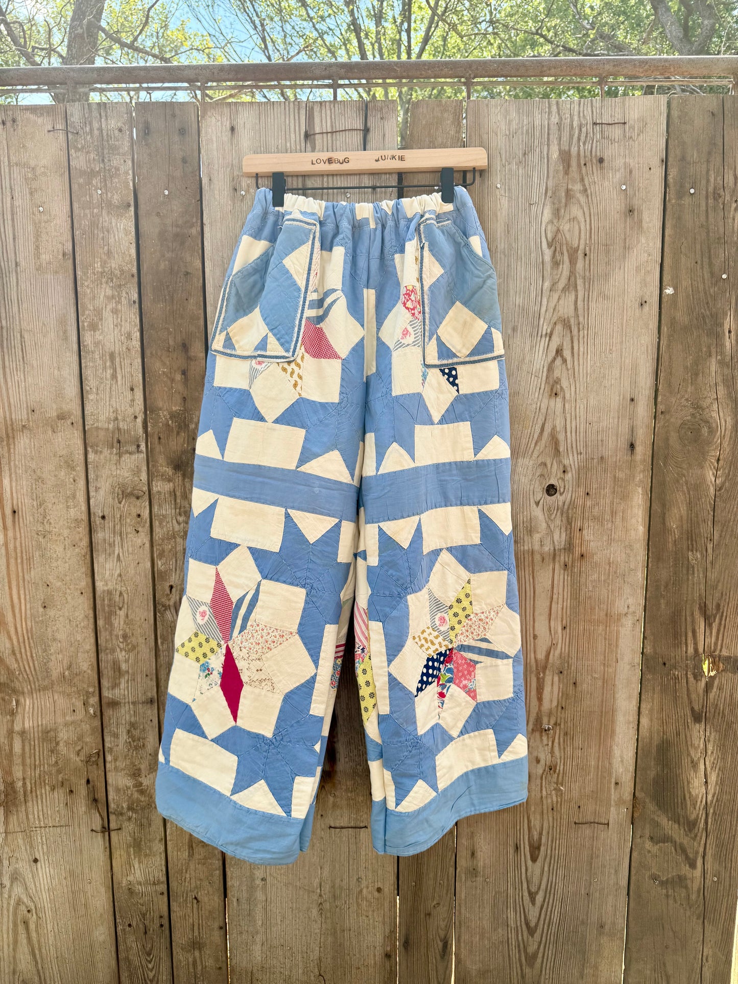 Blue Stars + Stripes Pants