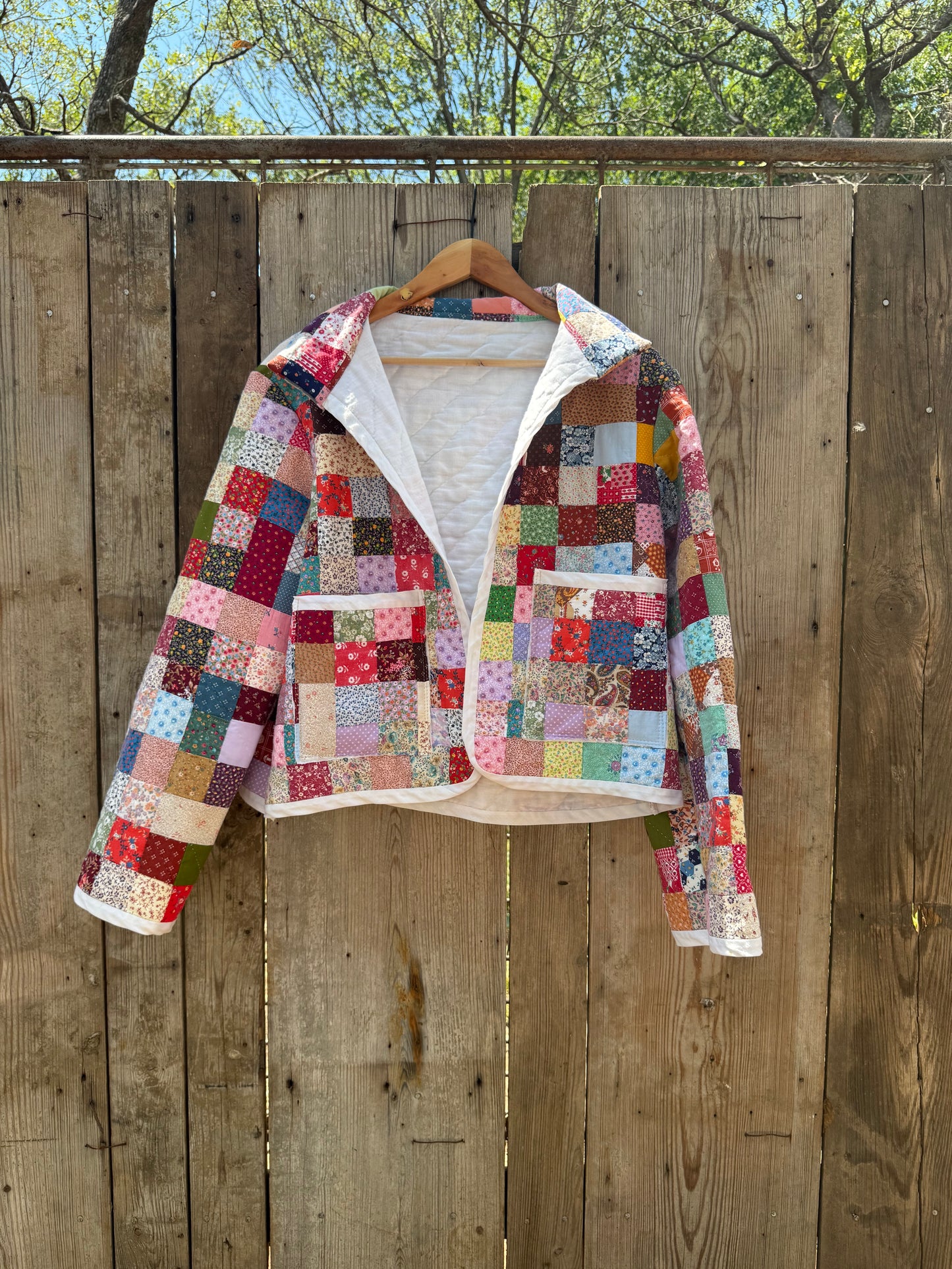 Autumn Patchwork Quilt Jacket M/L