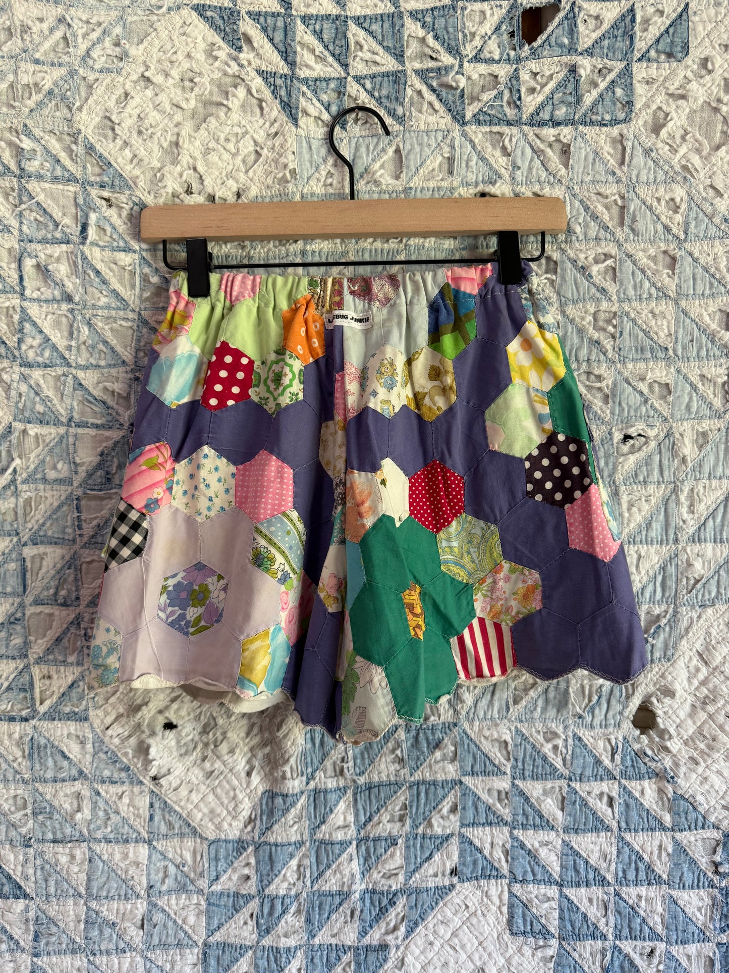 Purple Flower Garden Shorts