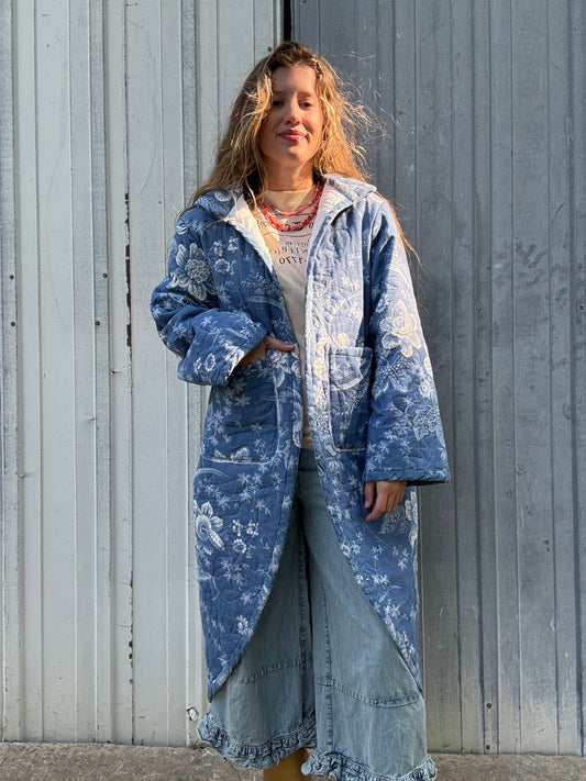High-Low Toile Duster M/L