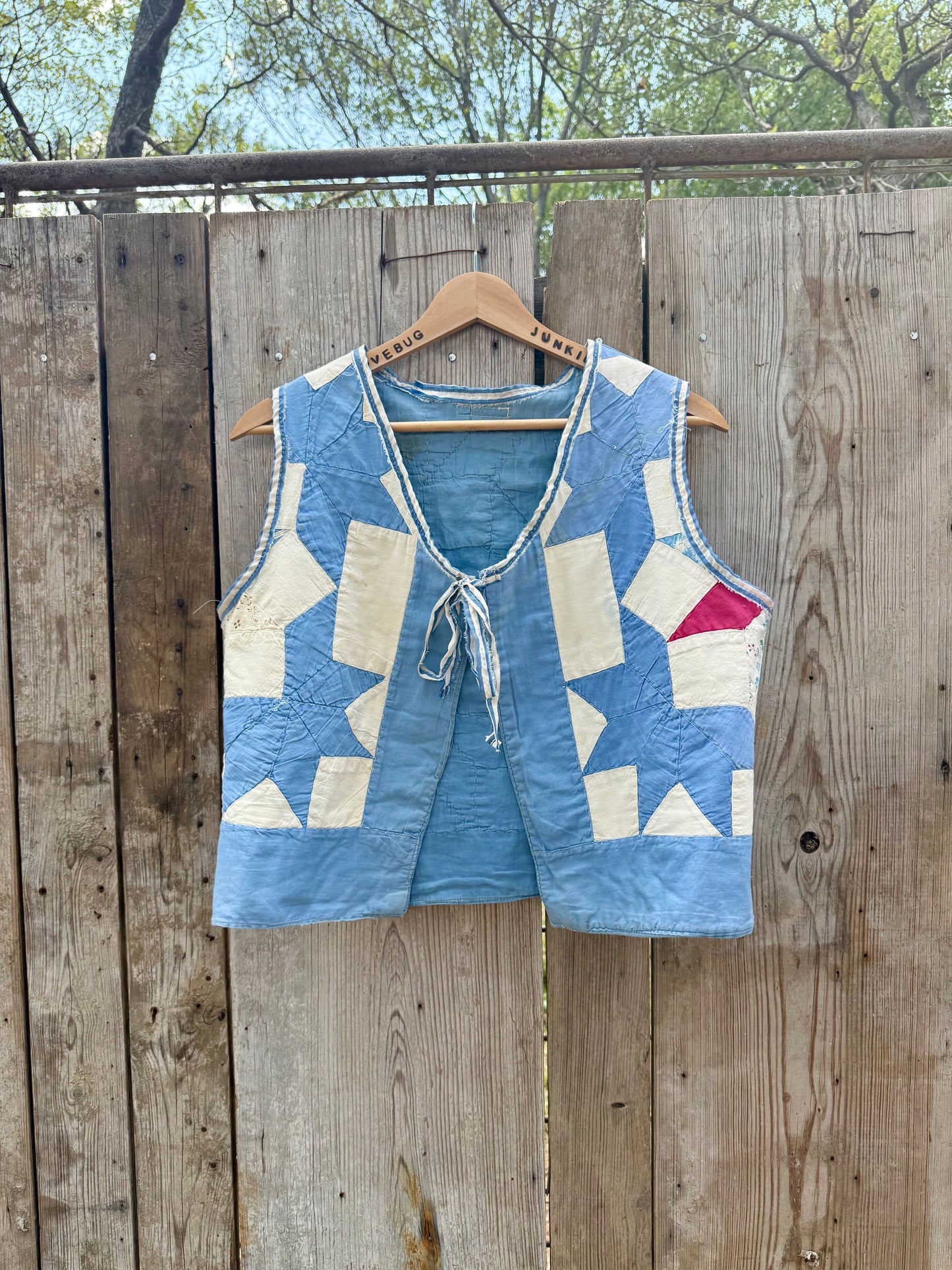 Blue Stars + Stripes Top