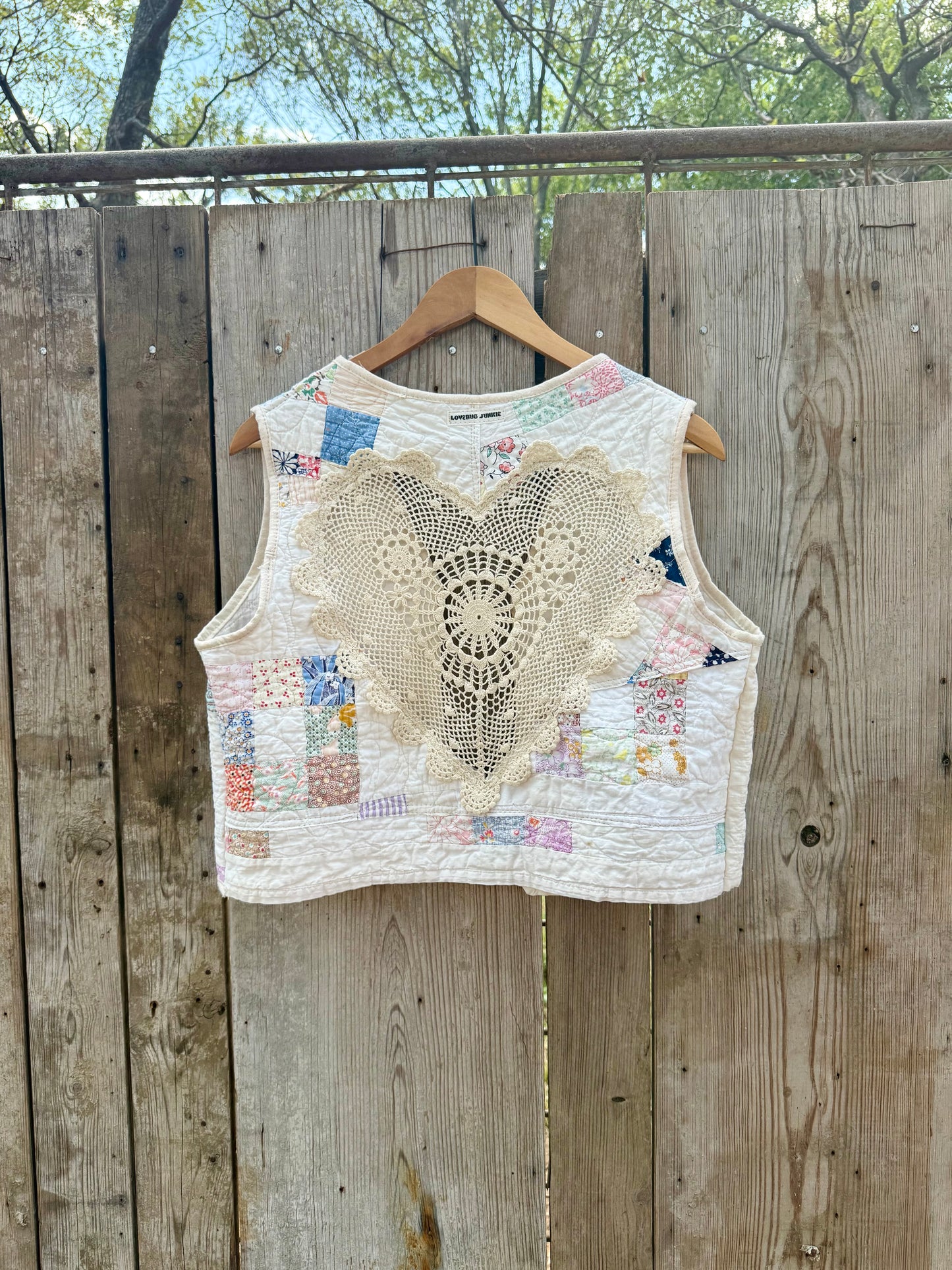 Heart Doily Floursack Top