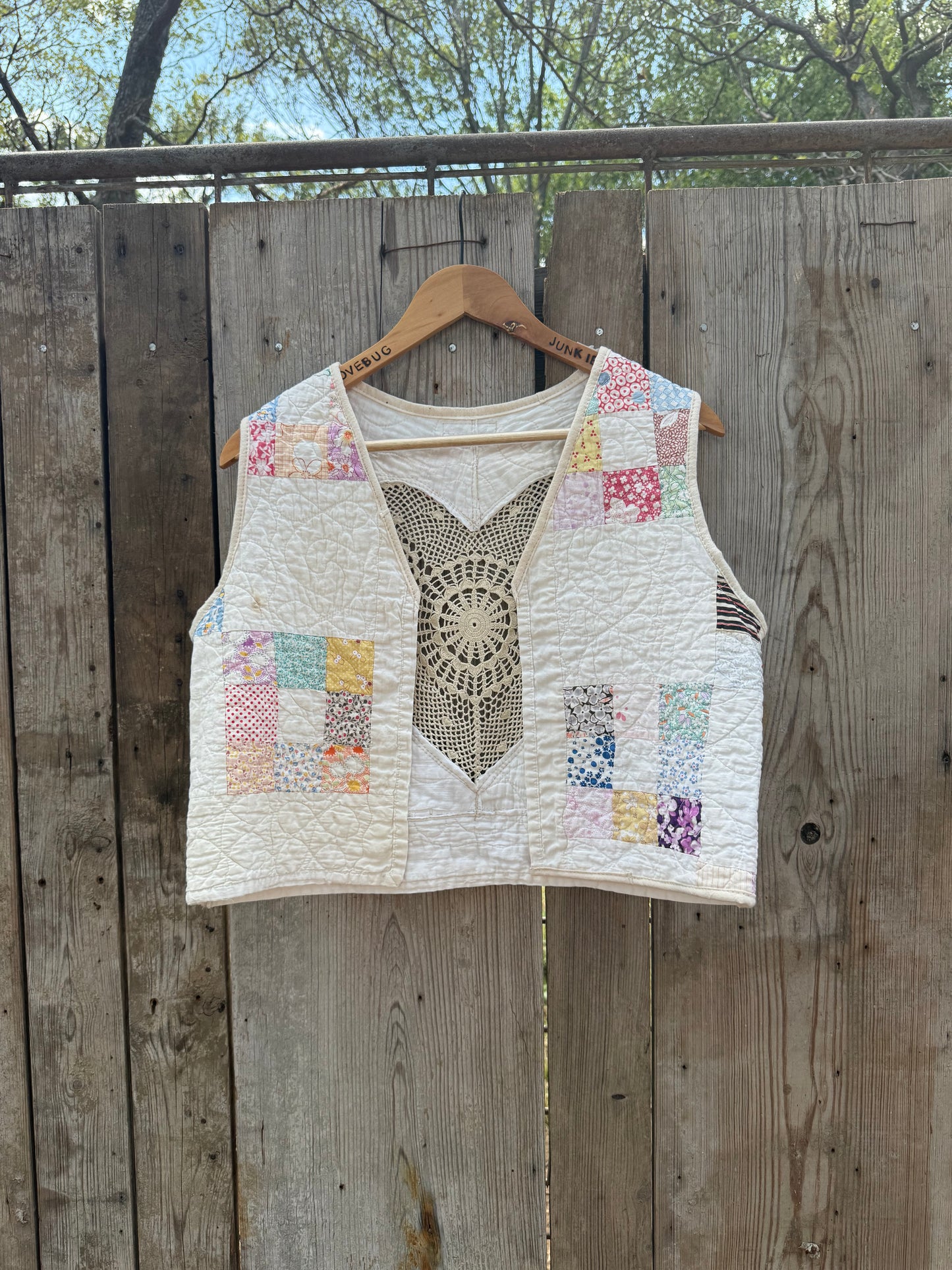 Heart Doily Floursack Top
