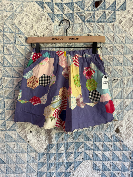 Purple Flower Garden Shorts