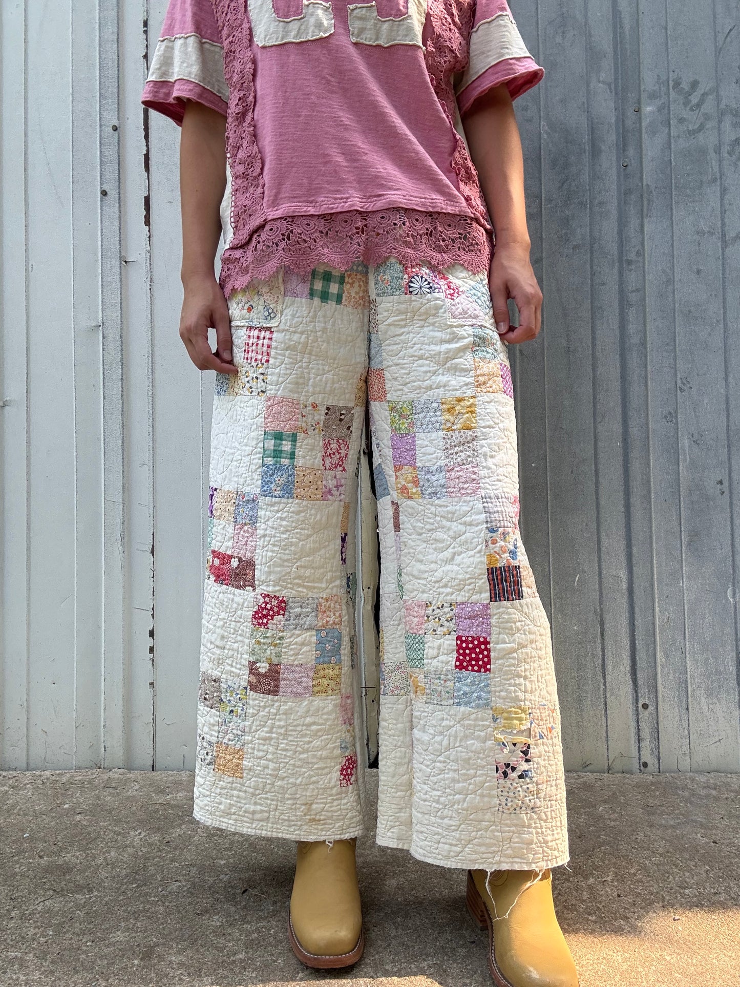 Patchy Feedsack Pants M/L
