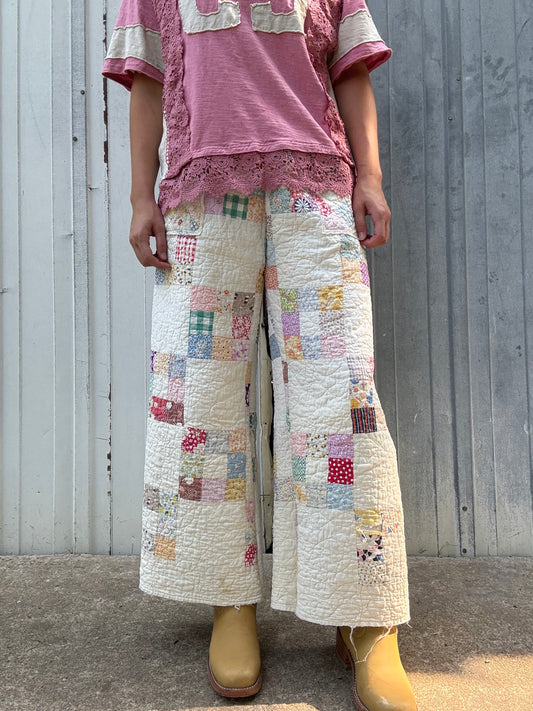 Patchy Feedsack Pants M/L