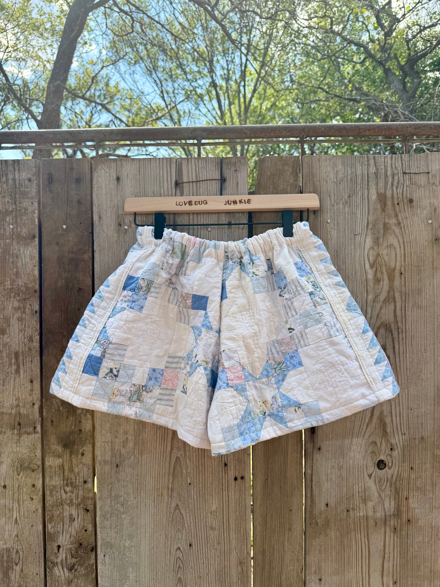 Baby Blue Sawtooth Shorts