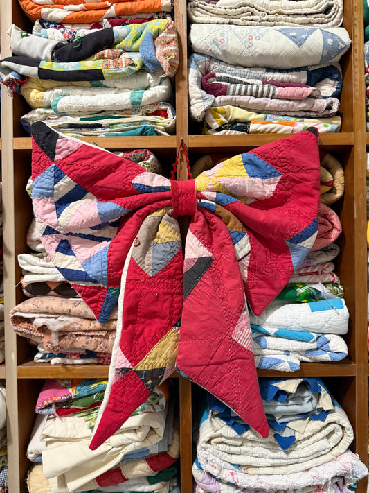 Red Patchwork Bow 1