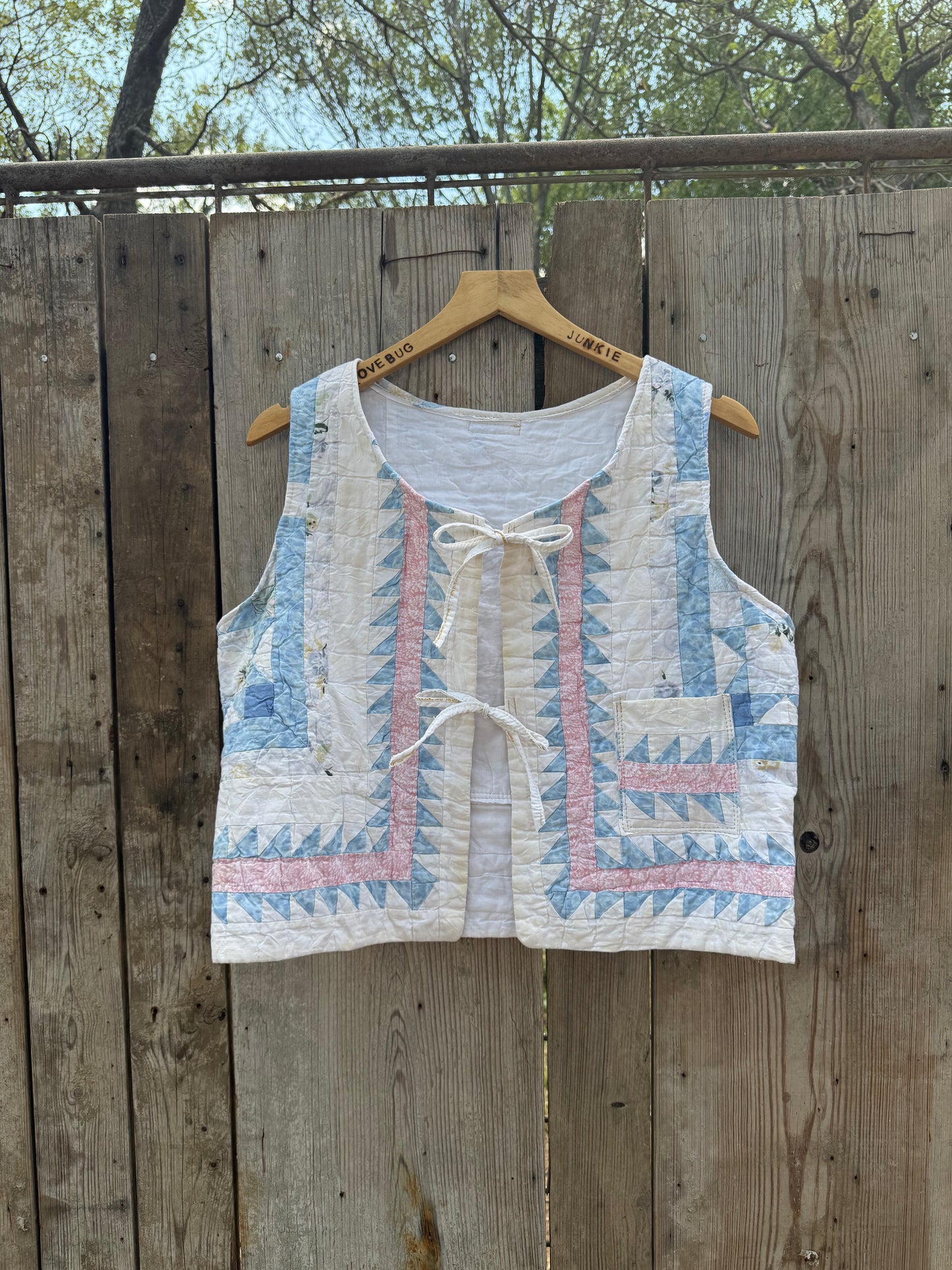 Baby Blue Sawtooth Top