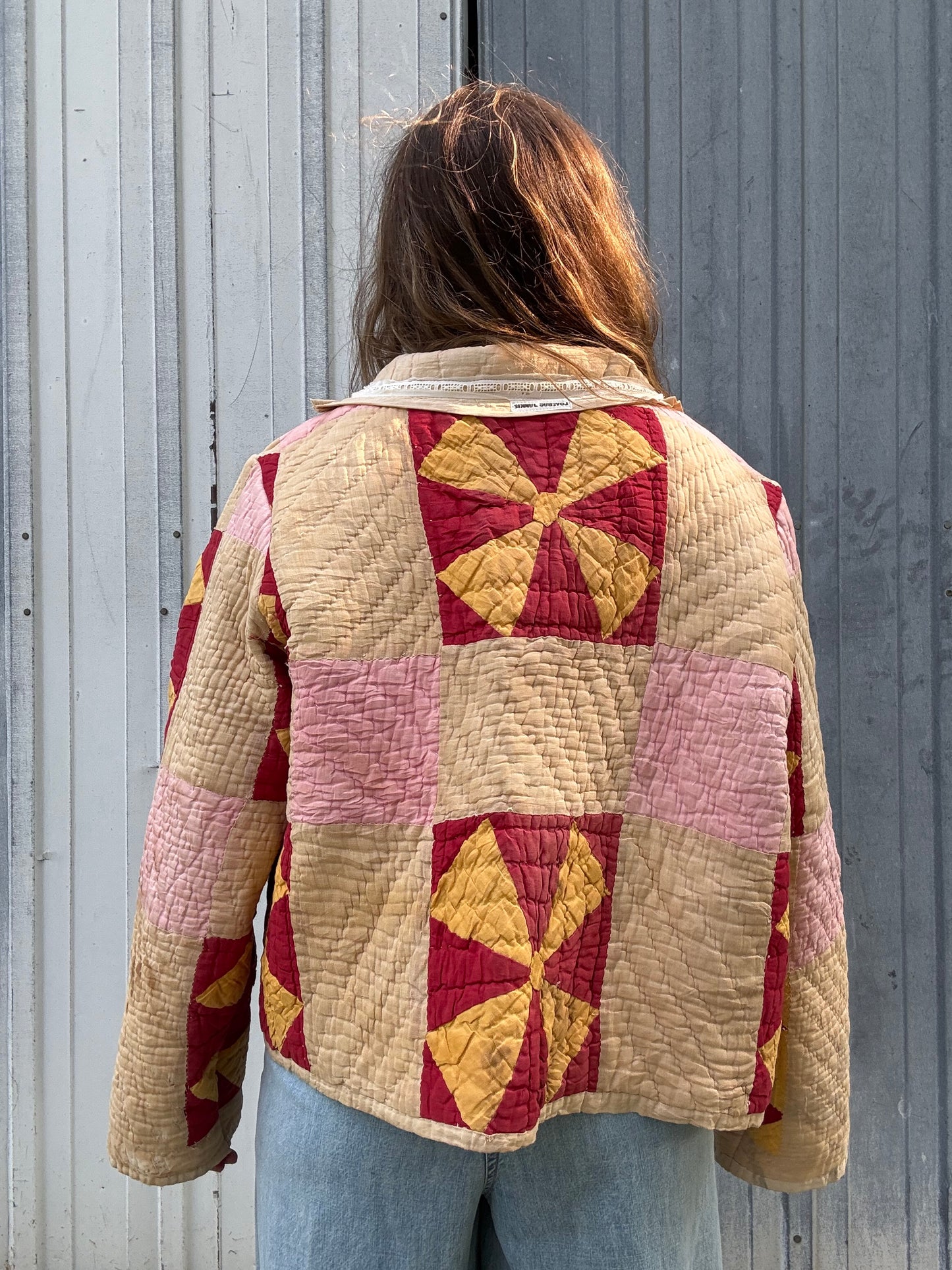 Country Windmill Quilt Jacket L/XL
