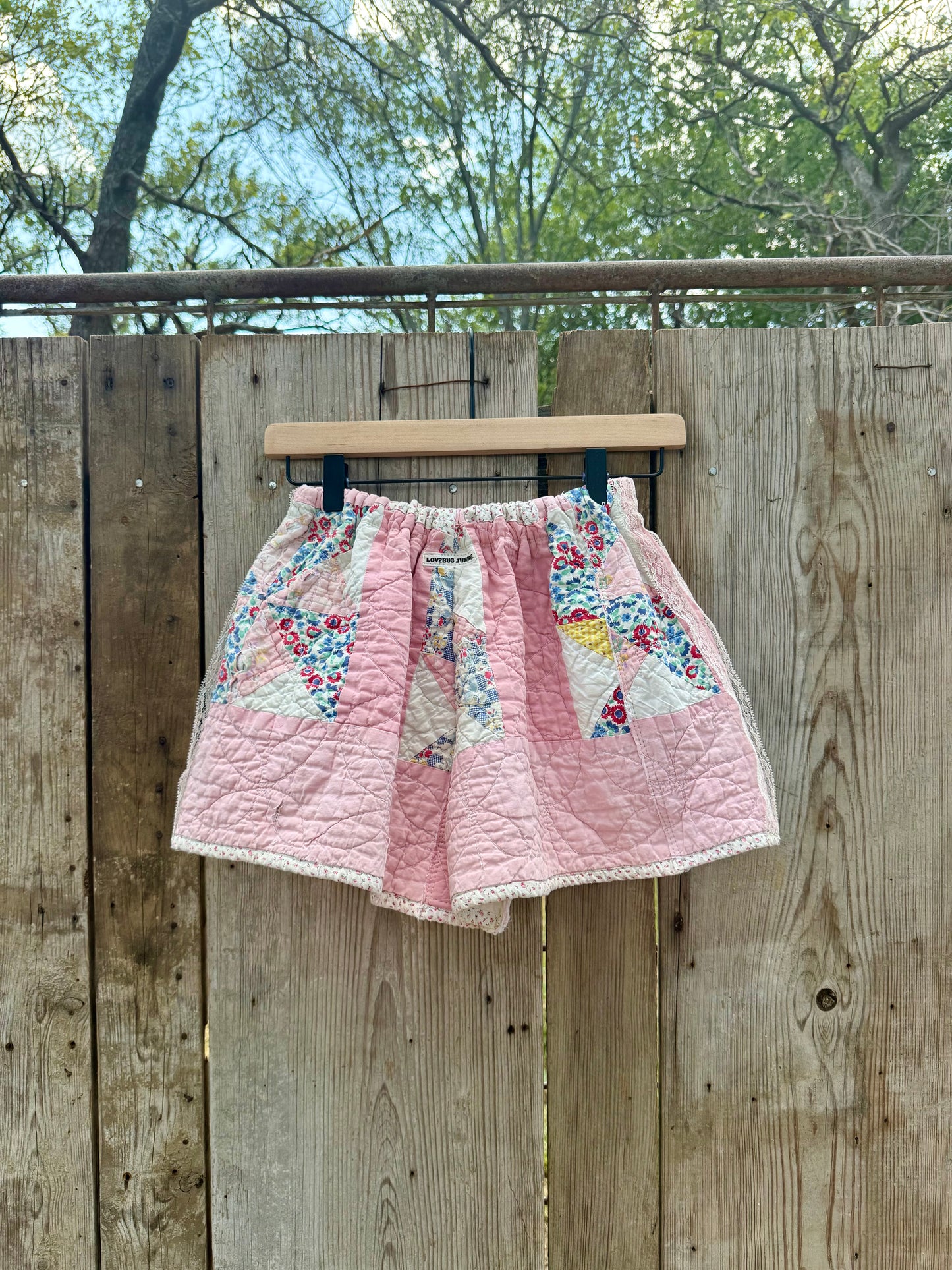 Pink Floursack Shorts