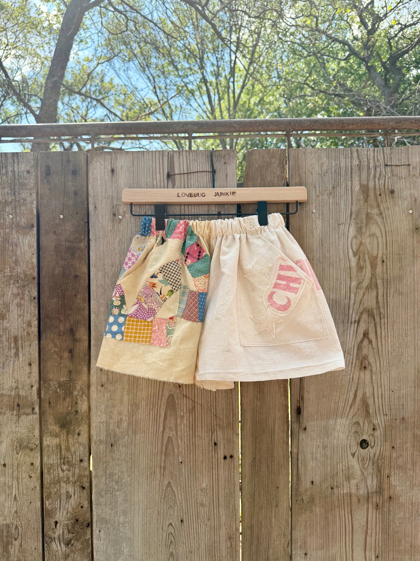 Feedsack Wedding Ring Shorts