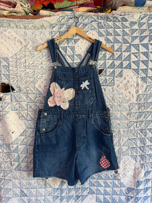Denim Lovebug Shortalls