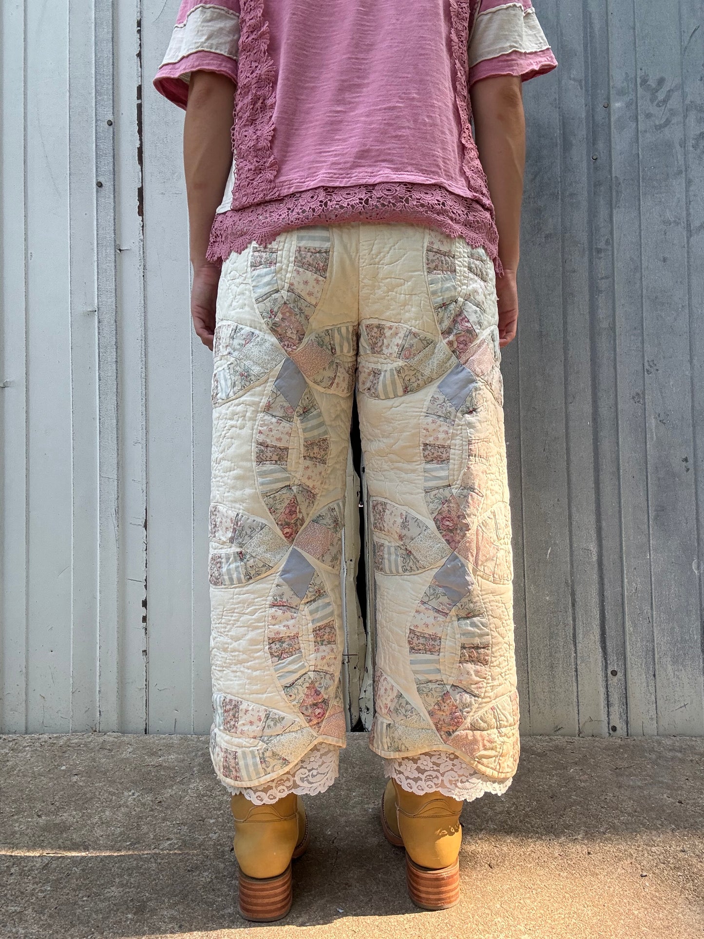 Lace Double Hem Pants M/L