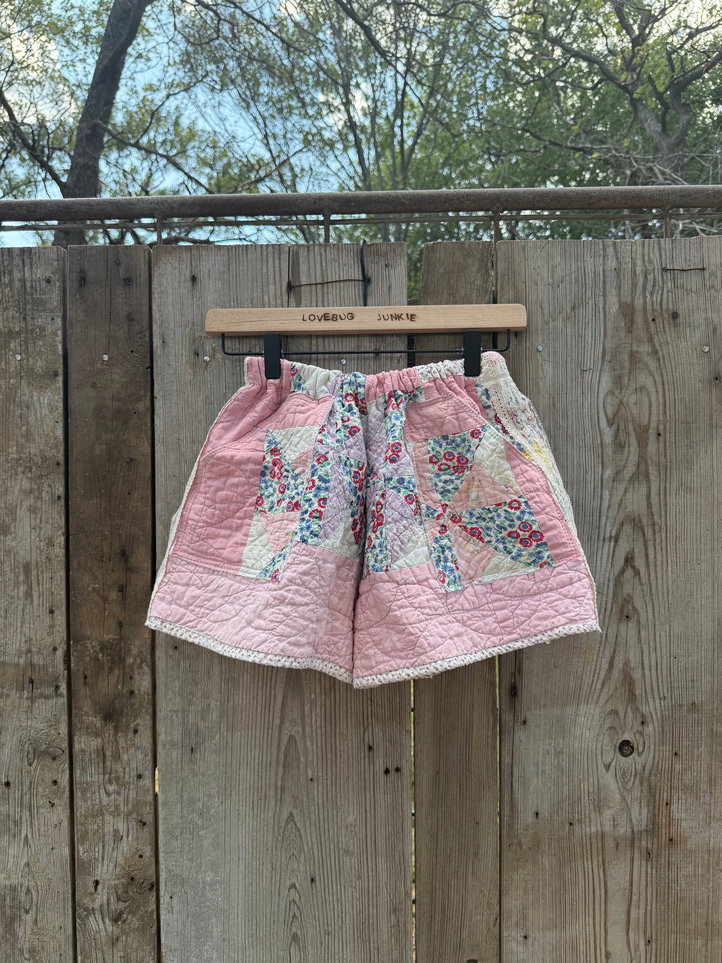 Pink Floursack Shorts