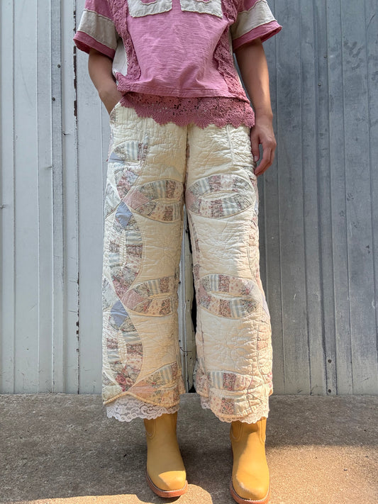 Lace Double Hem Pants M/L